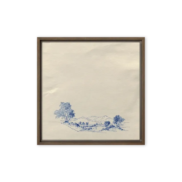 Mountain Horizon Sketch | Art Print