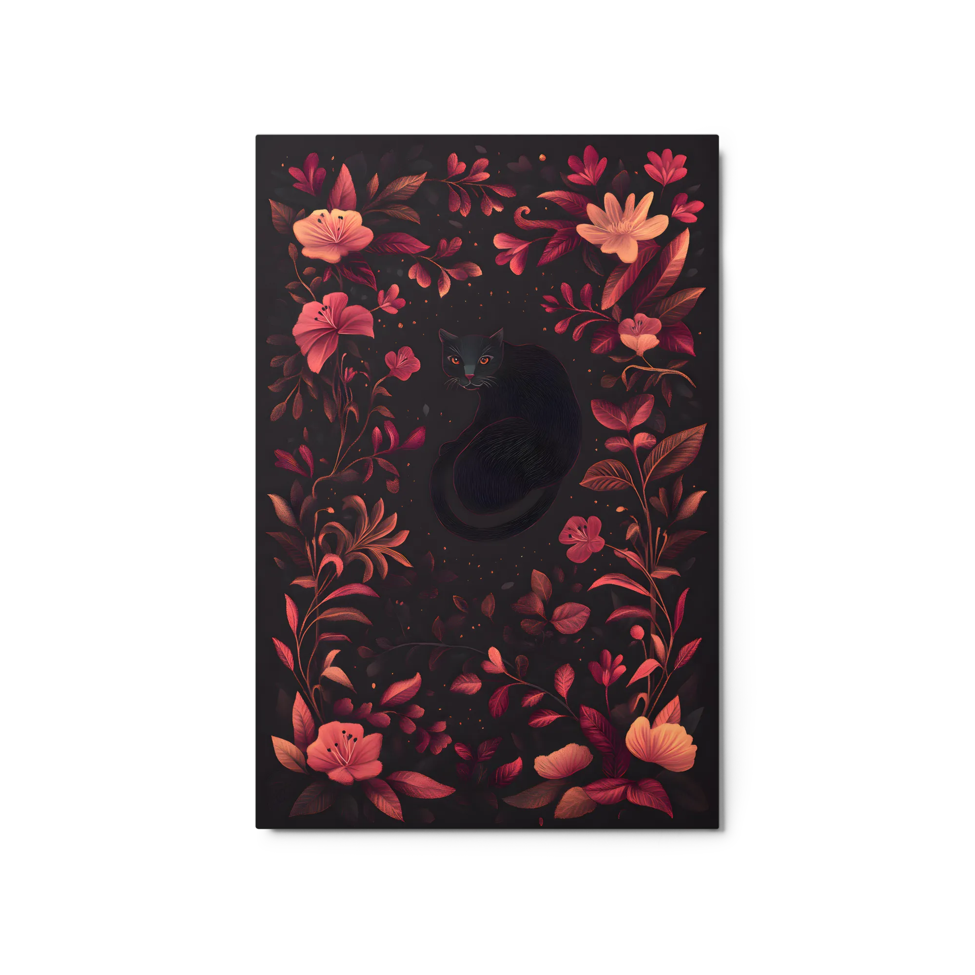 Nocturnal Floral Cat