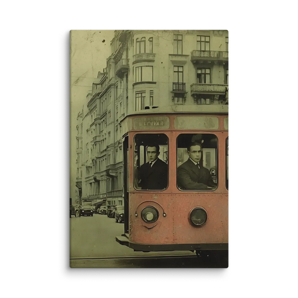 Streetcar Men 
 Canvas | 32″x 48″