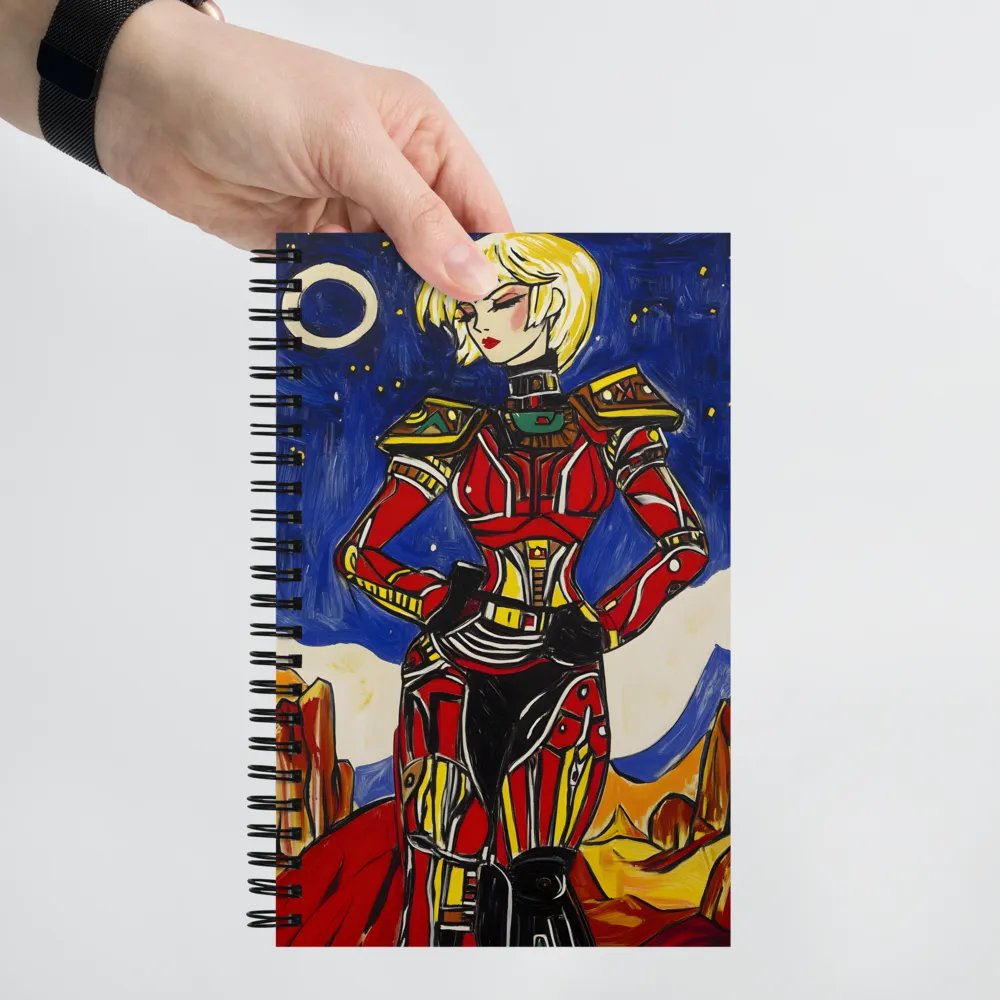 Cosmic Vigil 
 Spiral Notebook | 140 pages