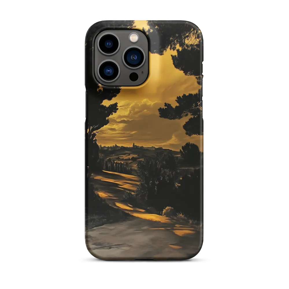 Golden Tuscan Road | Phone Case