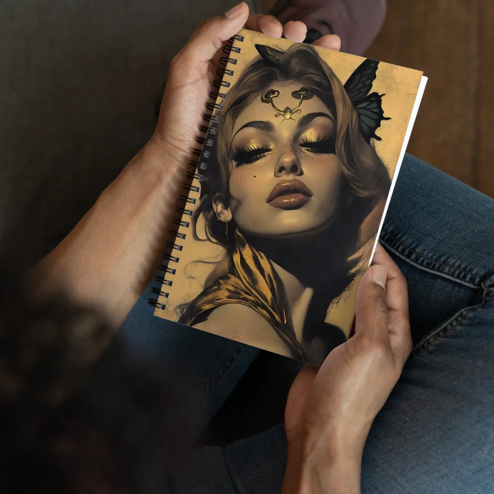 Gilded Reverie 
 Spiral Notebook | 140 pages