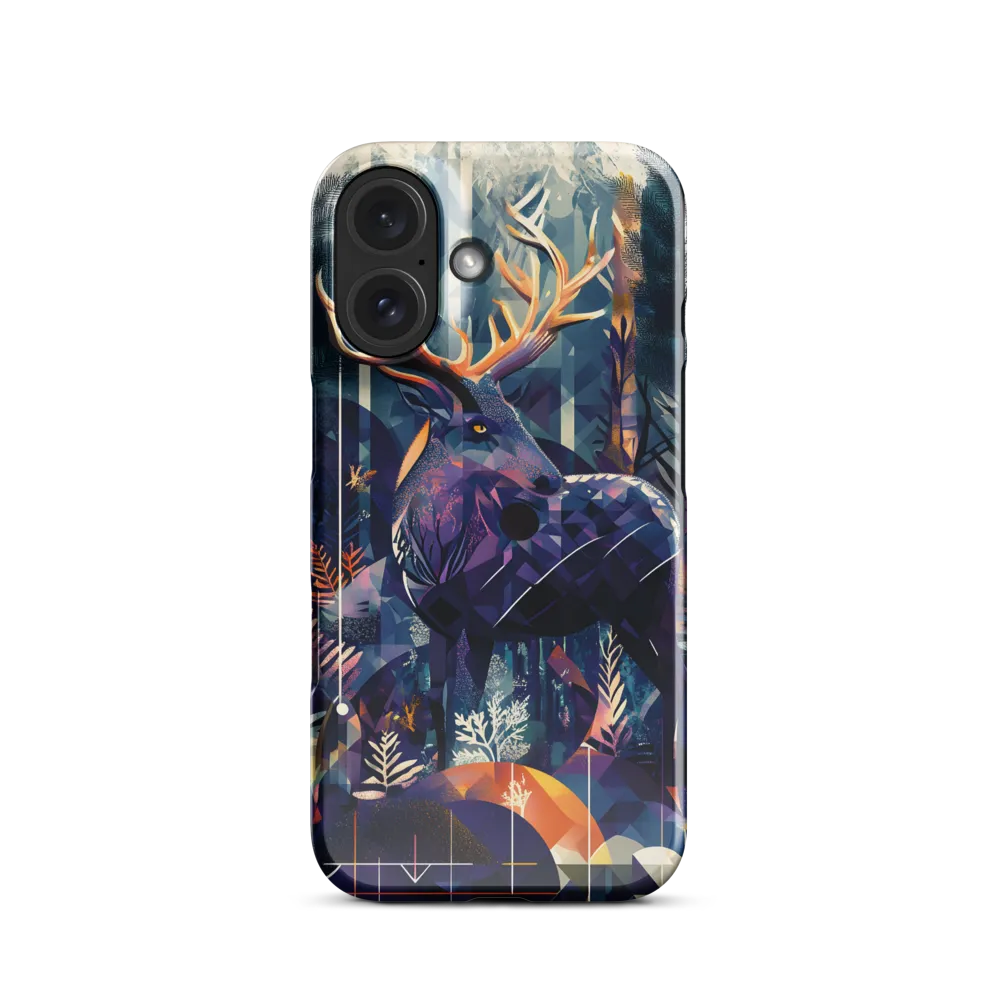 Geometric Forest Stag 
 iPhone 15 Pro | MagSafe® Tough Case