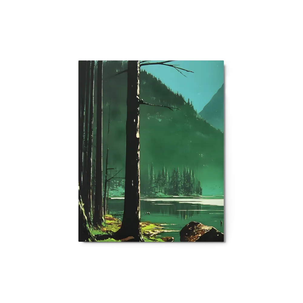 Serene Forest Lake Landscape