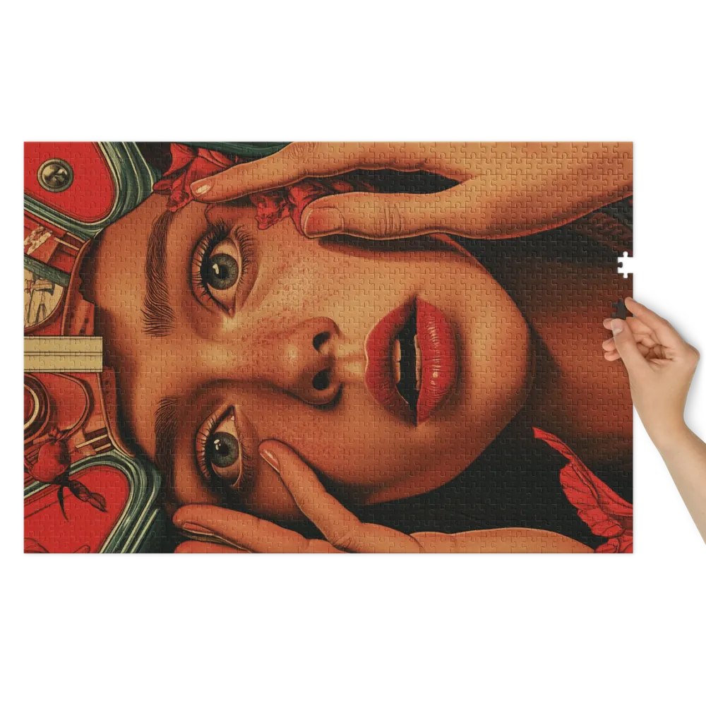 Close-Up Woman Portrait | Jigsaw Puzzle (252/520 pieces)