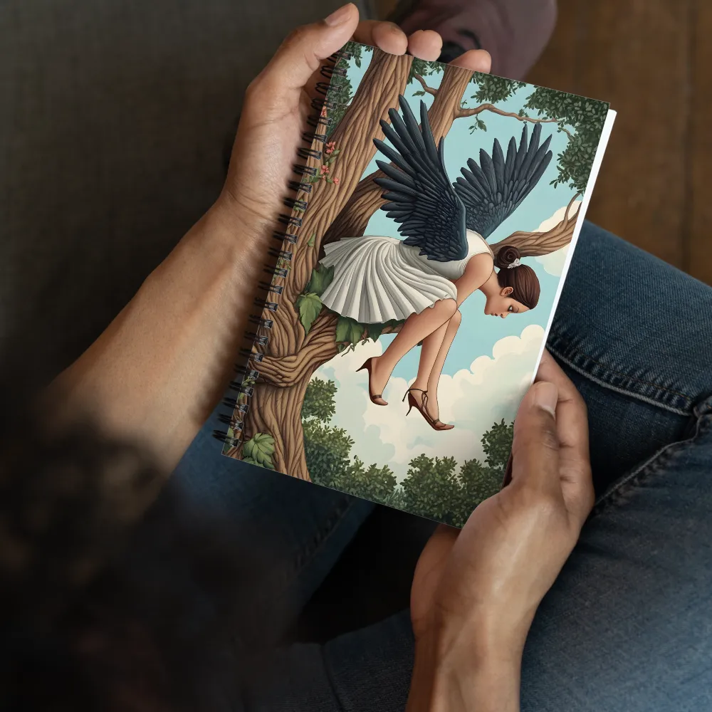 The Winged One's Perch 
 Spiral Notebook | 140 pages