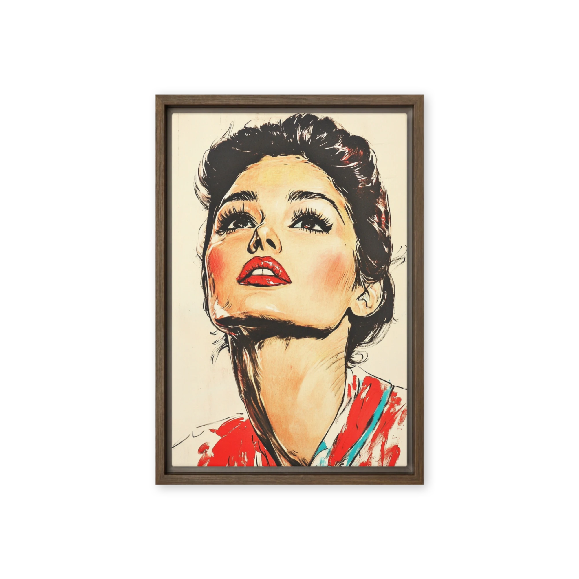 Retro Pop Gaze | Art Print