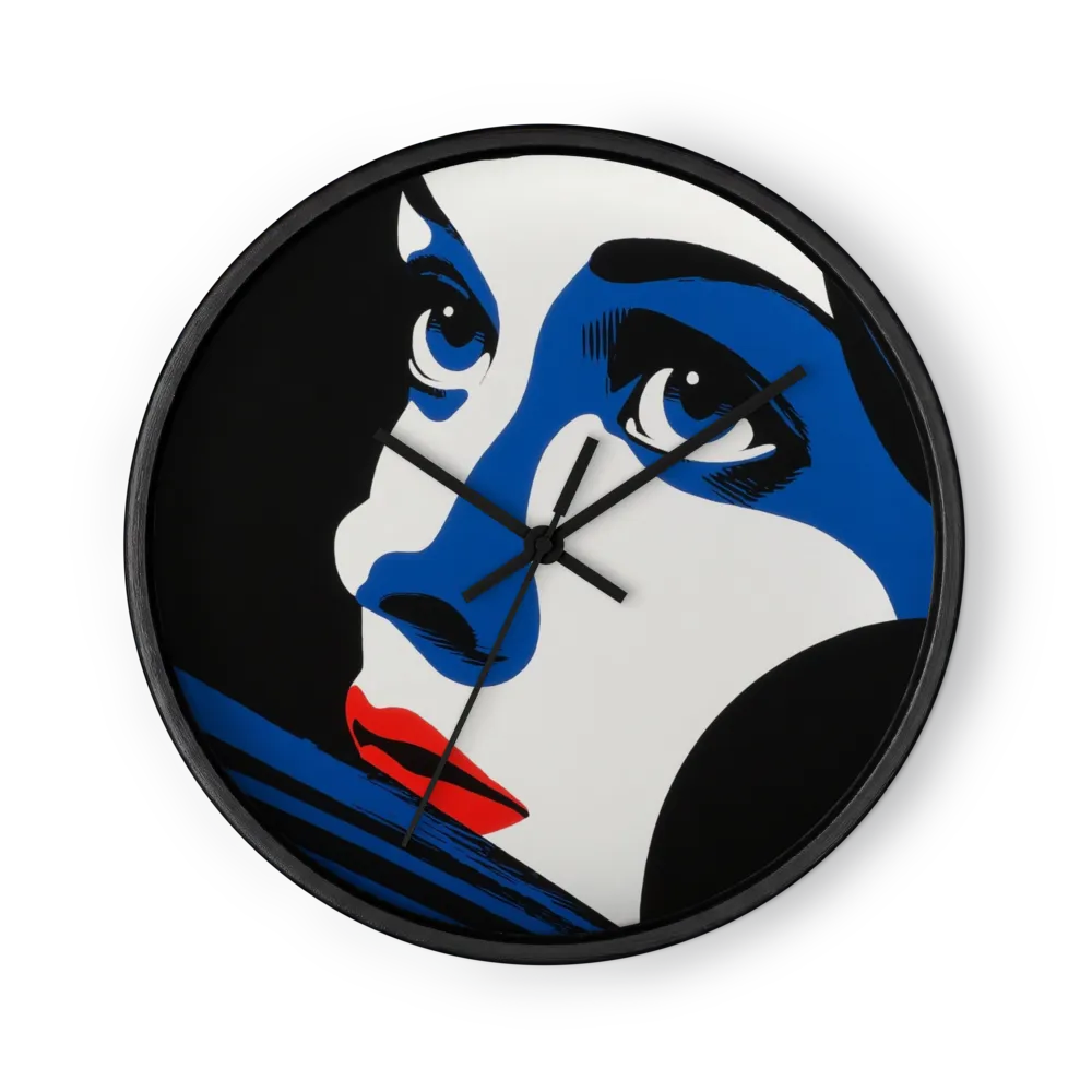 Blue Gaze | Wall Clock