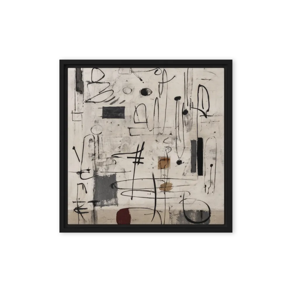 Gestural Whispers 
 Canvas | 8″x 8″