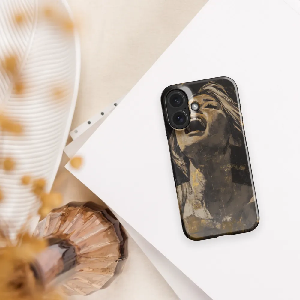Golden Scream 
 iPhone 14 Plus | Tough Case
