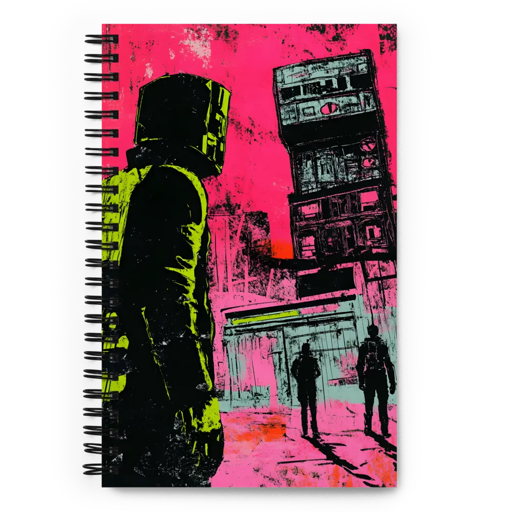 Neon Dystopia 
 Spiral Notebook | 140 pages
