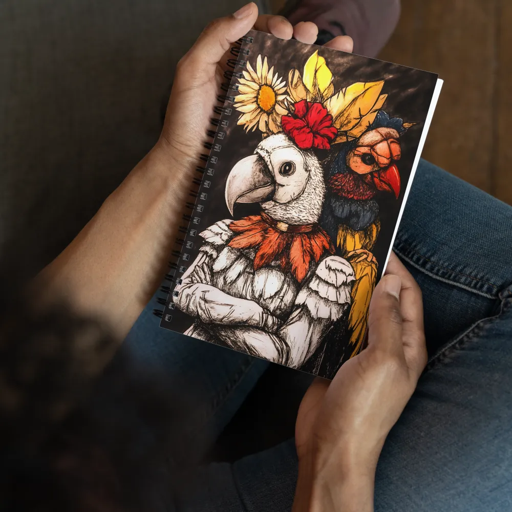 Feathered Reverie 
 Spiral Notebook | 140 pages