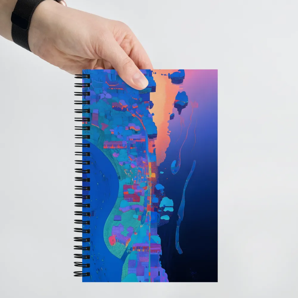 Chromatic Urban Flow 
 Spiral Notebook | 140 pages