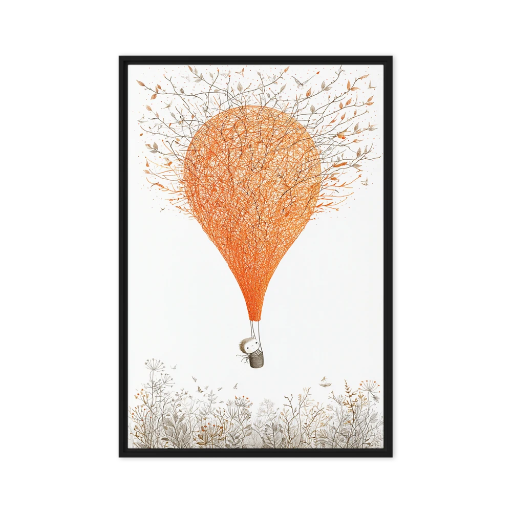 The Orange Journey | Art Print