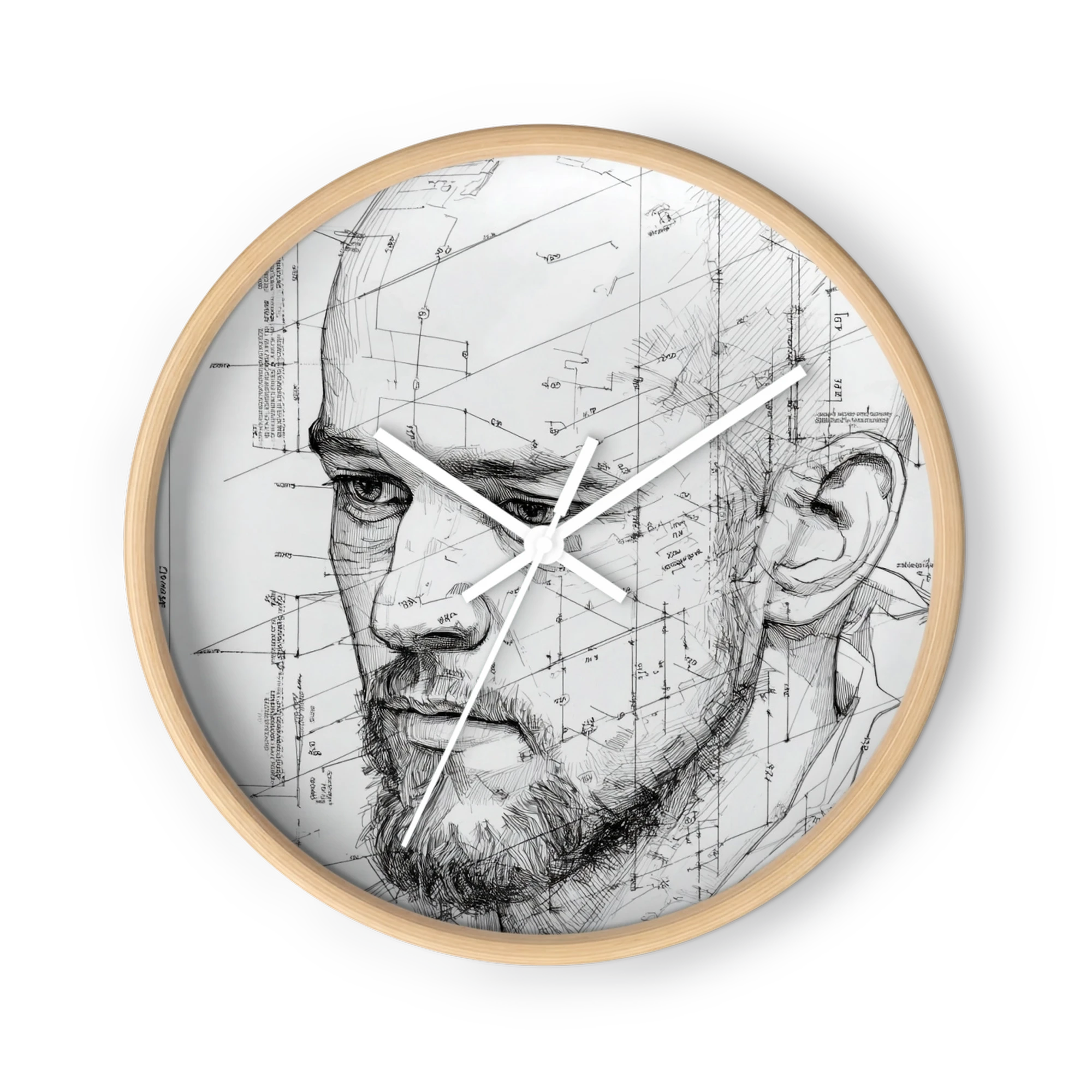 Anatomical Blueprint Portrait