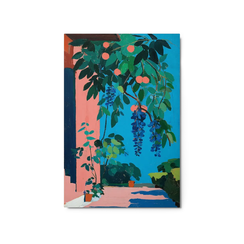 Wisteria in the Courtyard | Art Print