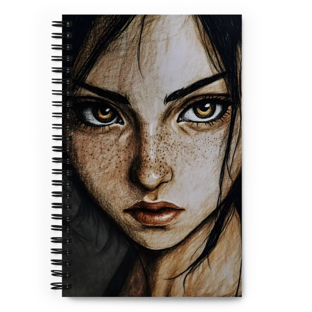 The Gaze of Freckles 
 Spiral Notebook | 140 pages