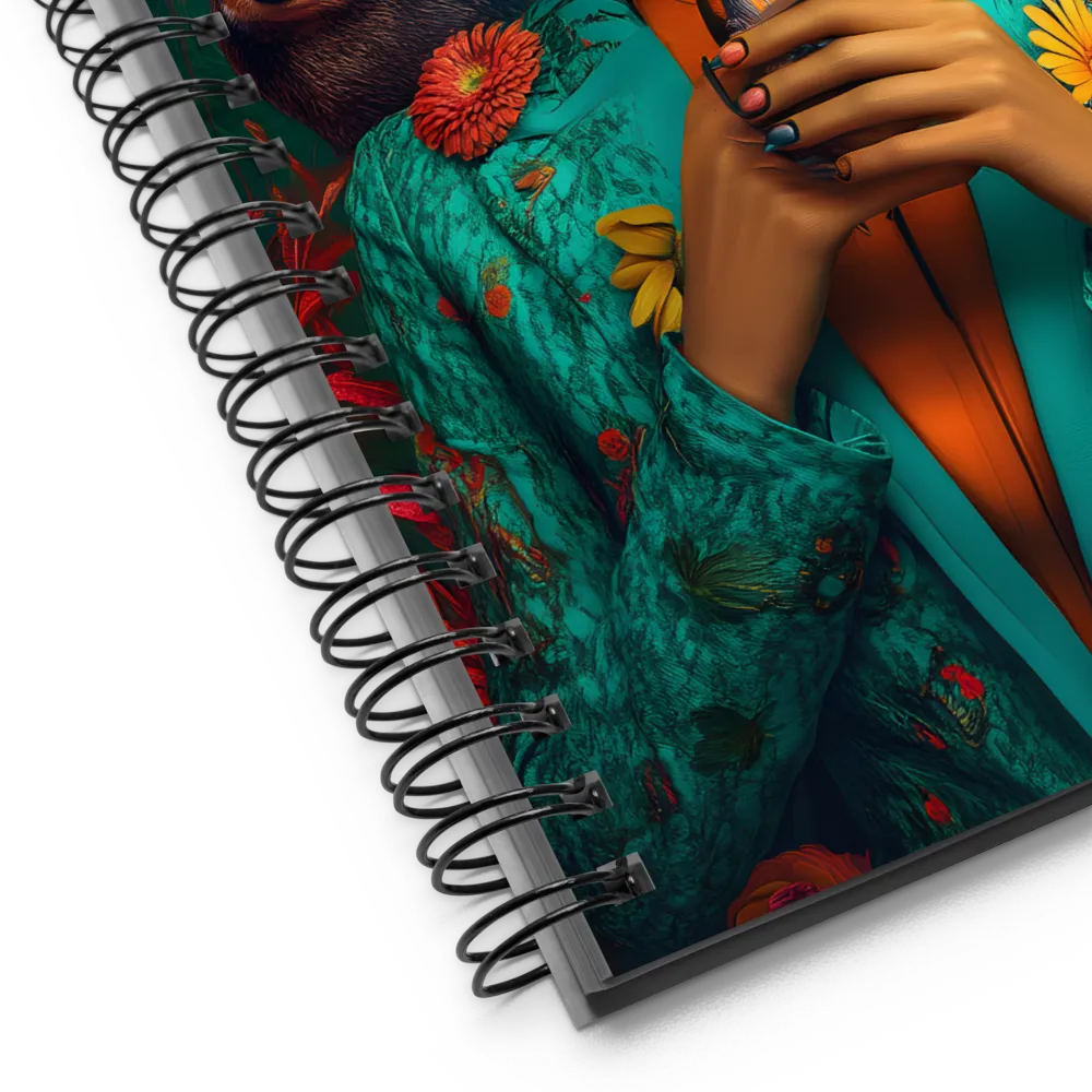 Flora and Fauna Fantasia 
 Spiral Notebook | 140 pages
