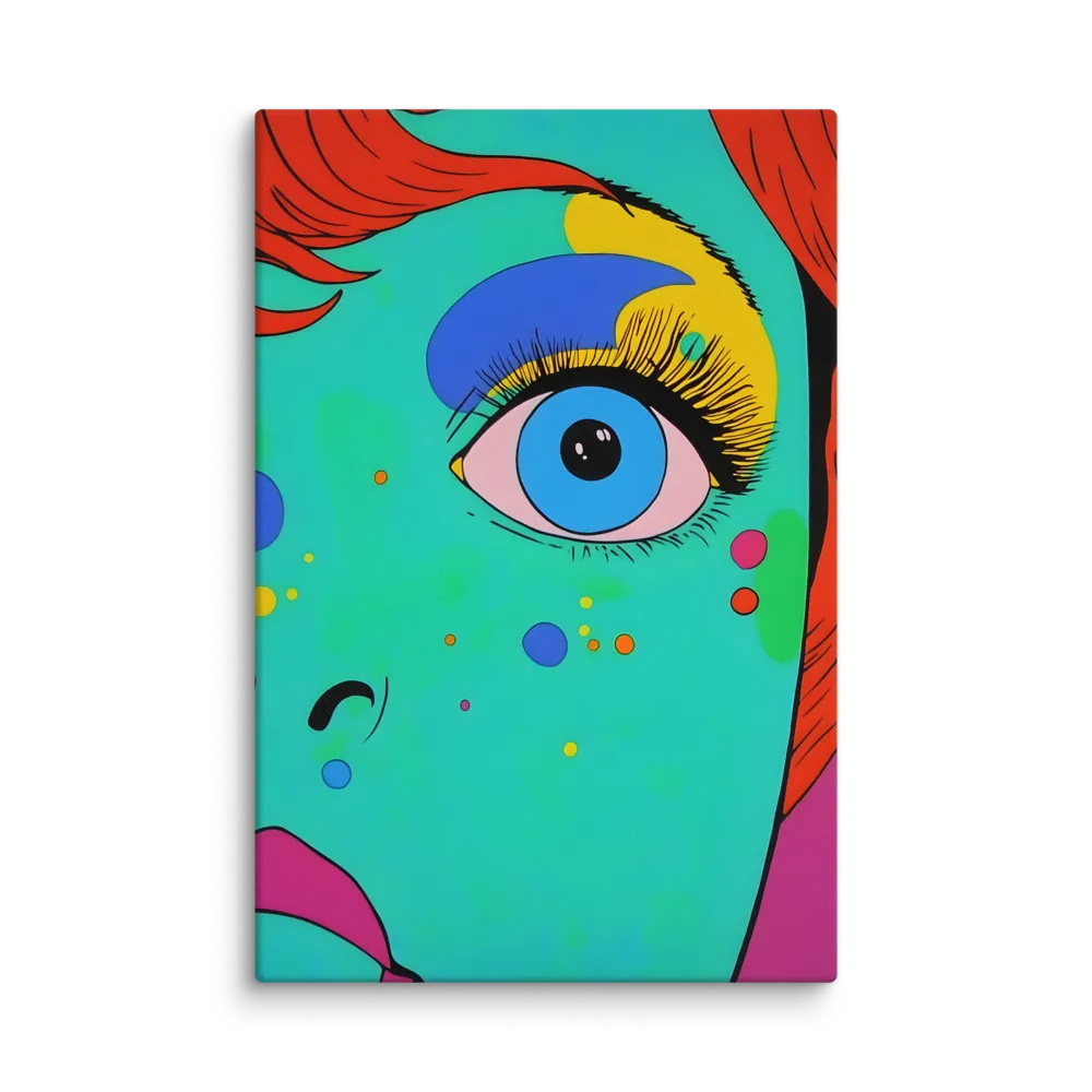 Vivid Gaze 
 Canvas | 40″x 60″