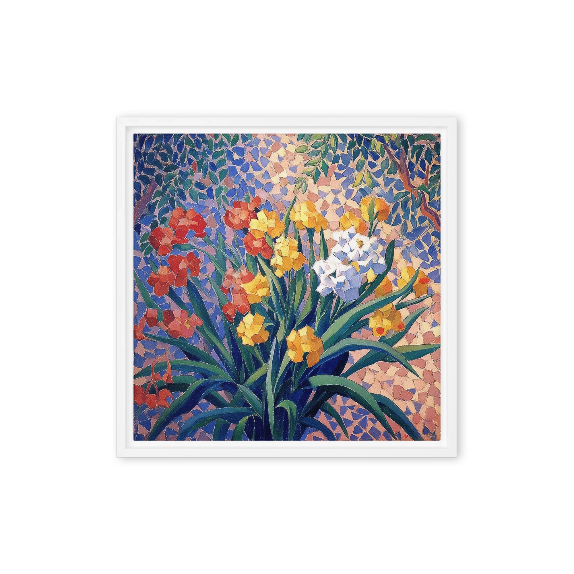 Mosaic Irises
