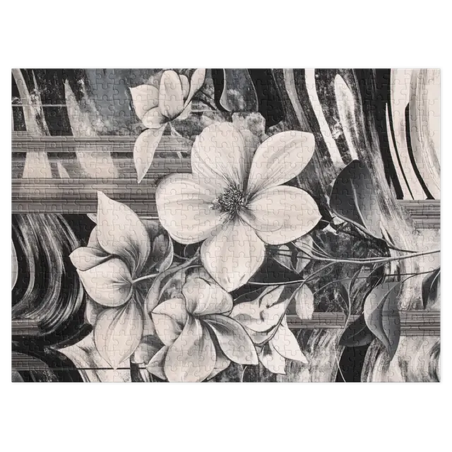 Modern Abstract Floral Design | Jigsaw Puzzle (252/520 pieces)
