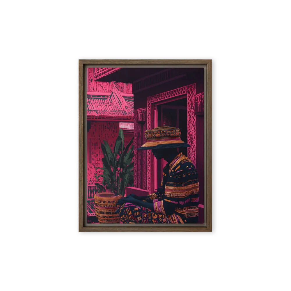 The Guardian of Pink Terraces 
 Metal Print | 20″x 30″