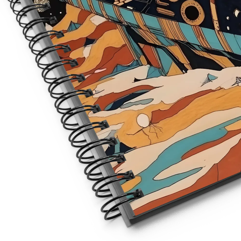 Landing on the Cosmic Shore 
 Spiral Notebook | 140 pages