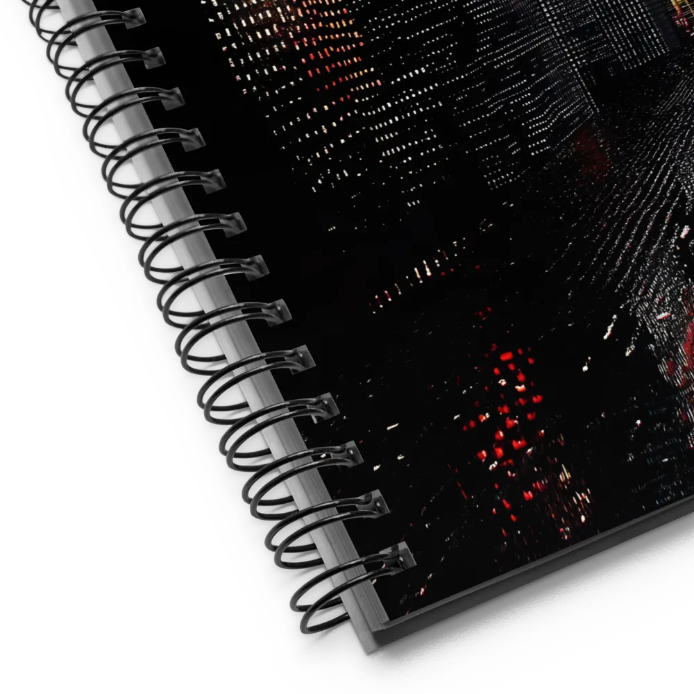 Urban Glitch Reflection 
 Spiral Notebook | 140 pages