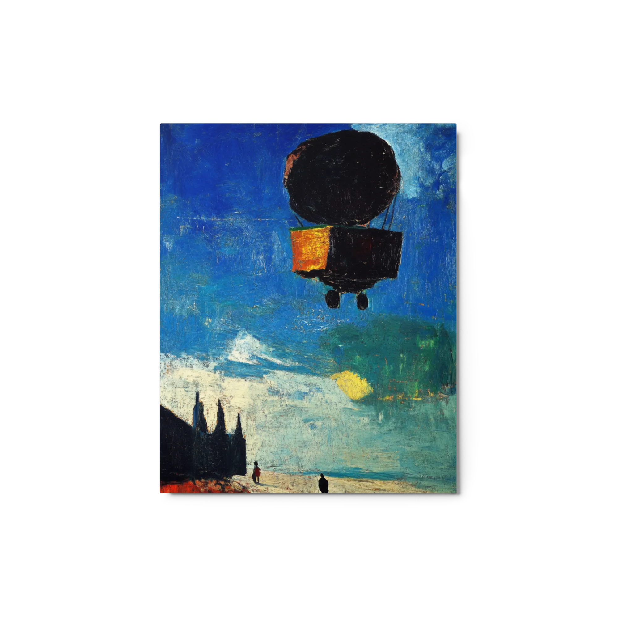Airship Above the Shore | Art Print
