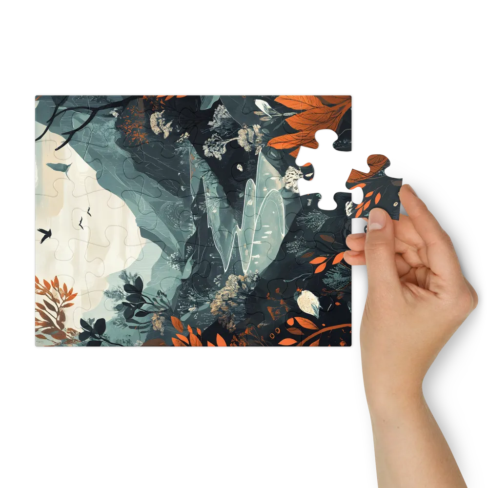 Whispers of the Wild River 
 Jigsaw Puzzle in Tin Box