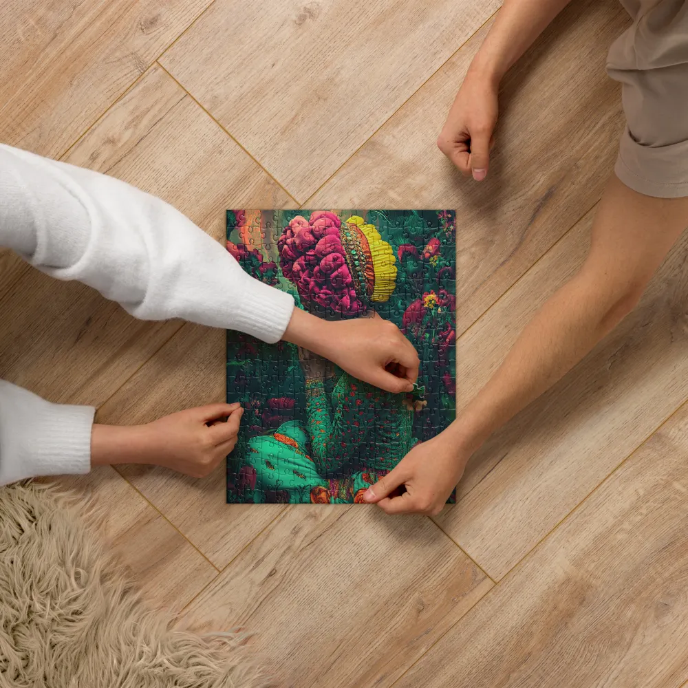Floral Serenity 
 Jigsaw Puzzle