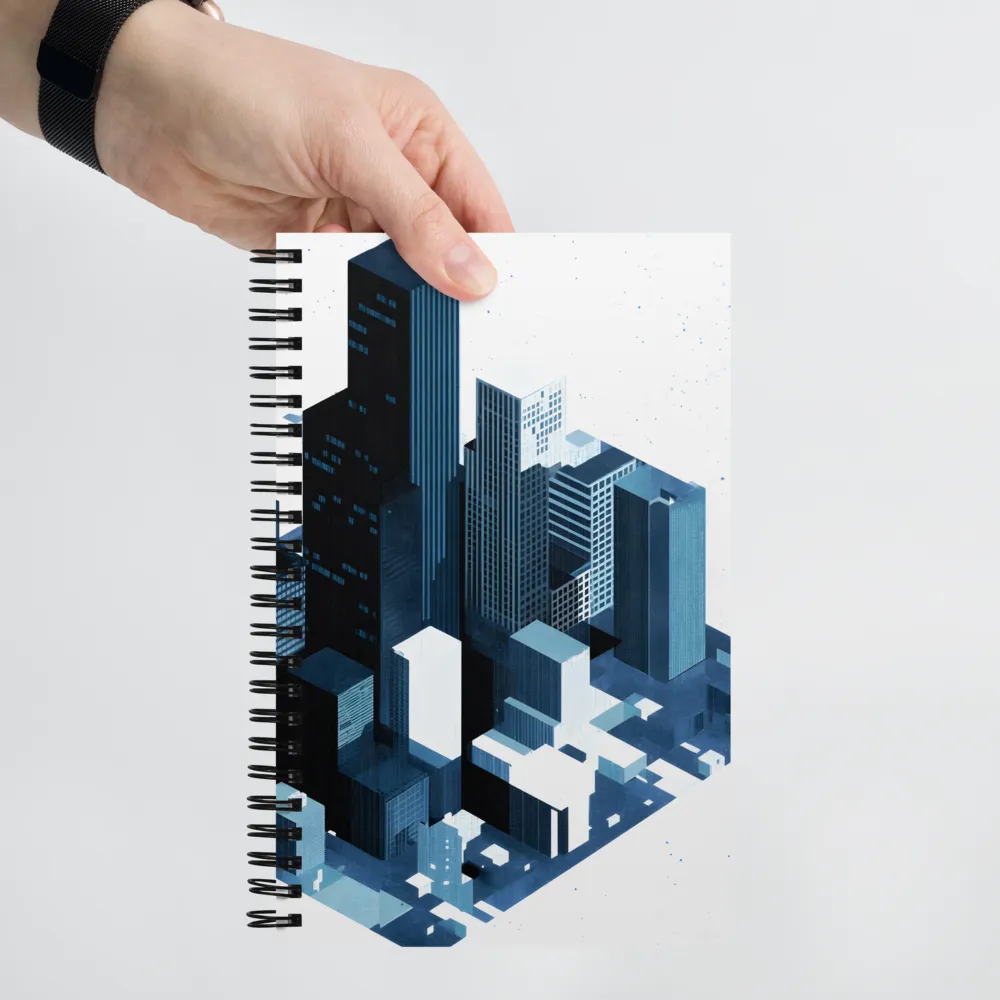 Abstract Urban Blocks 
 Spiral Notebook | 140 pages
