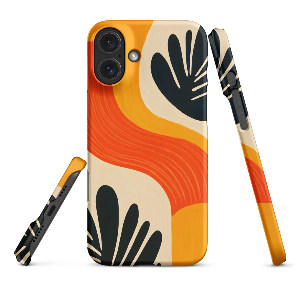 Orange Curve and Cutouts | Phone Case