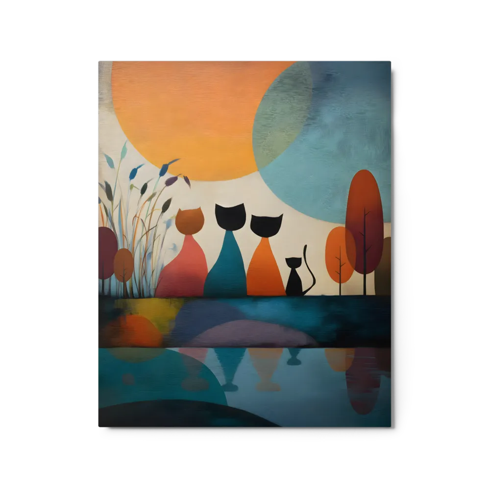 Feline Serenity at Sunset