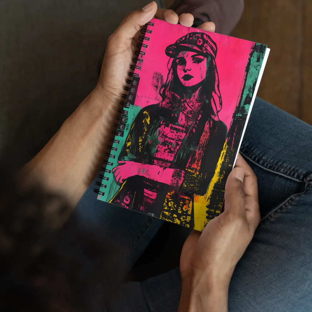 Neo Pop Portrait 
 Spiral Notebook | 140 pages