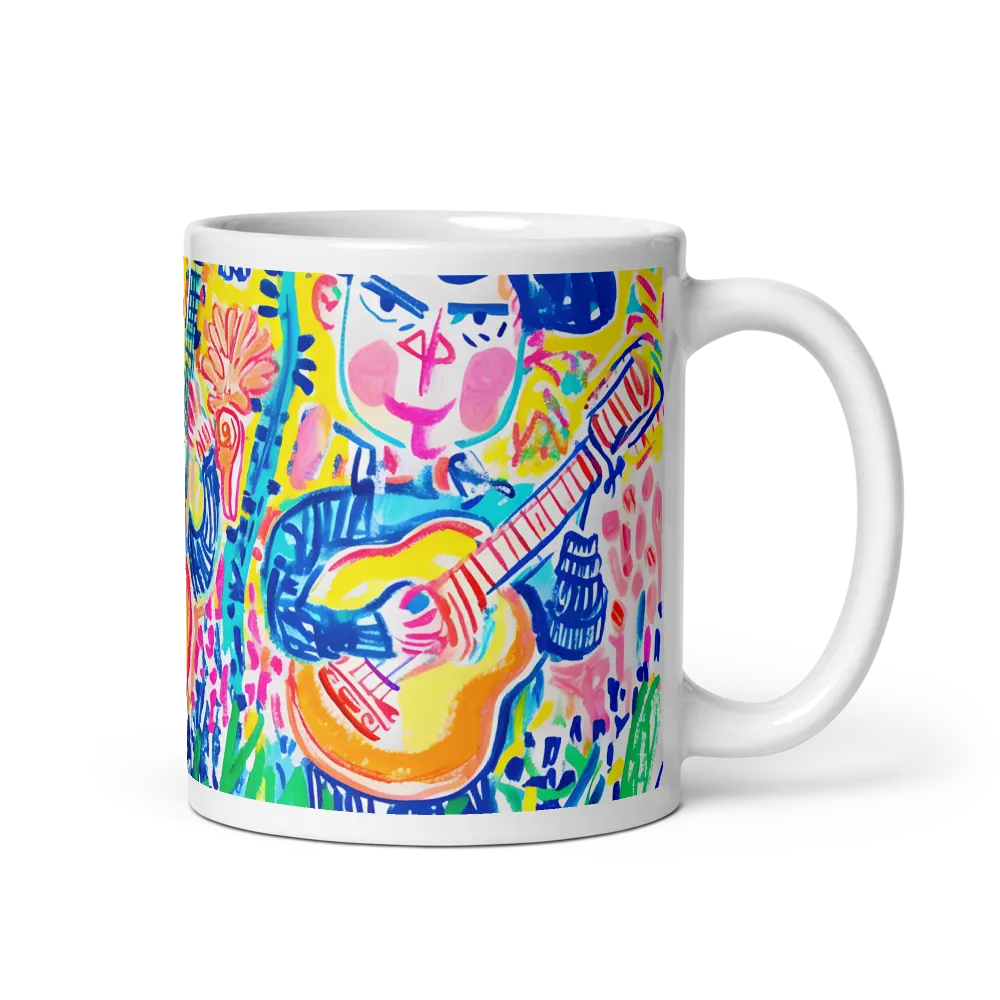 Two Colorful Musicians | Mug