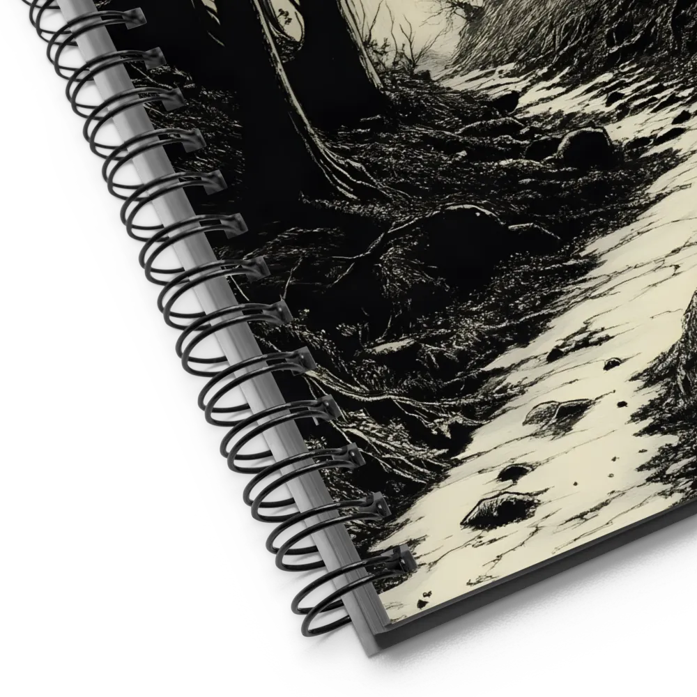 Whispers of the Moonlit Forest 
 Spiral Notebook | 140 pages