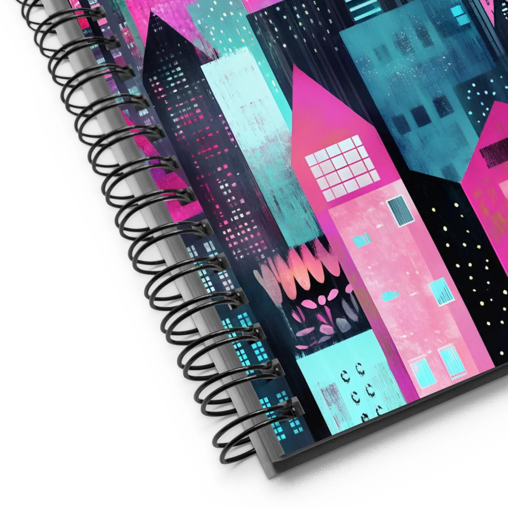 Cosmic Cityscape 
 Spiral Notebook | 140 pages