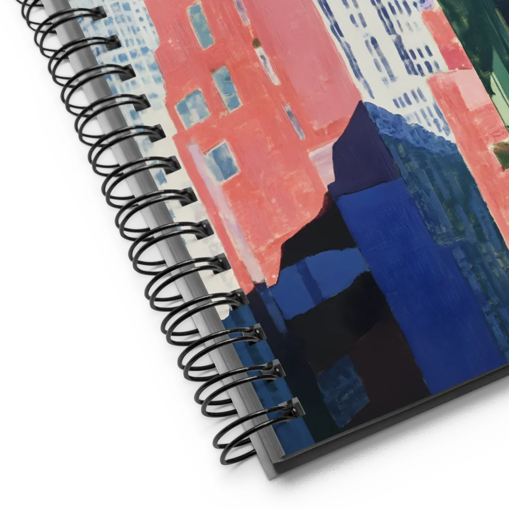 Fauvist Cityscape Vibrancy 
 Spiral Notebook | 140 pages