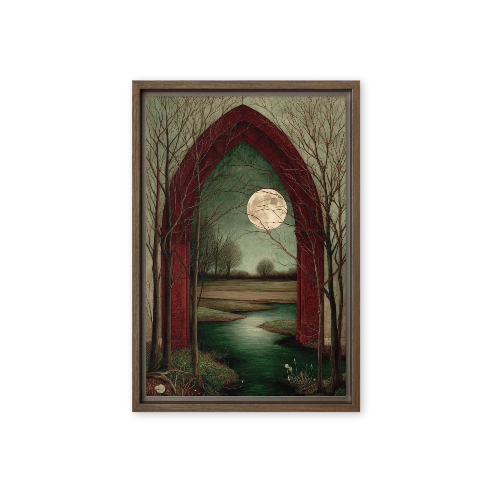 Moonlit Gothic Arch
