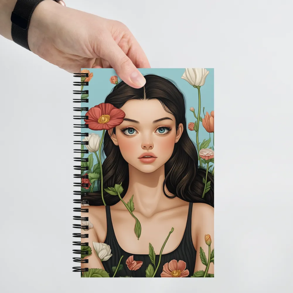 Ethereal Bloom 
 Spiral Notebook | 140 pages