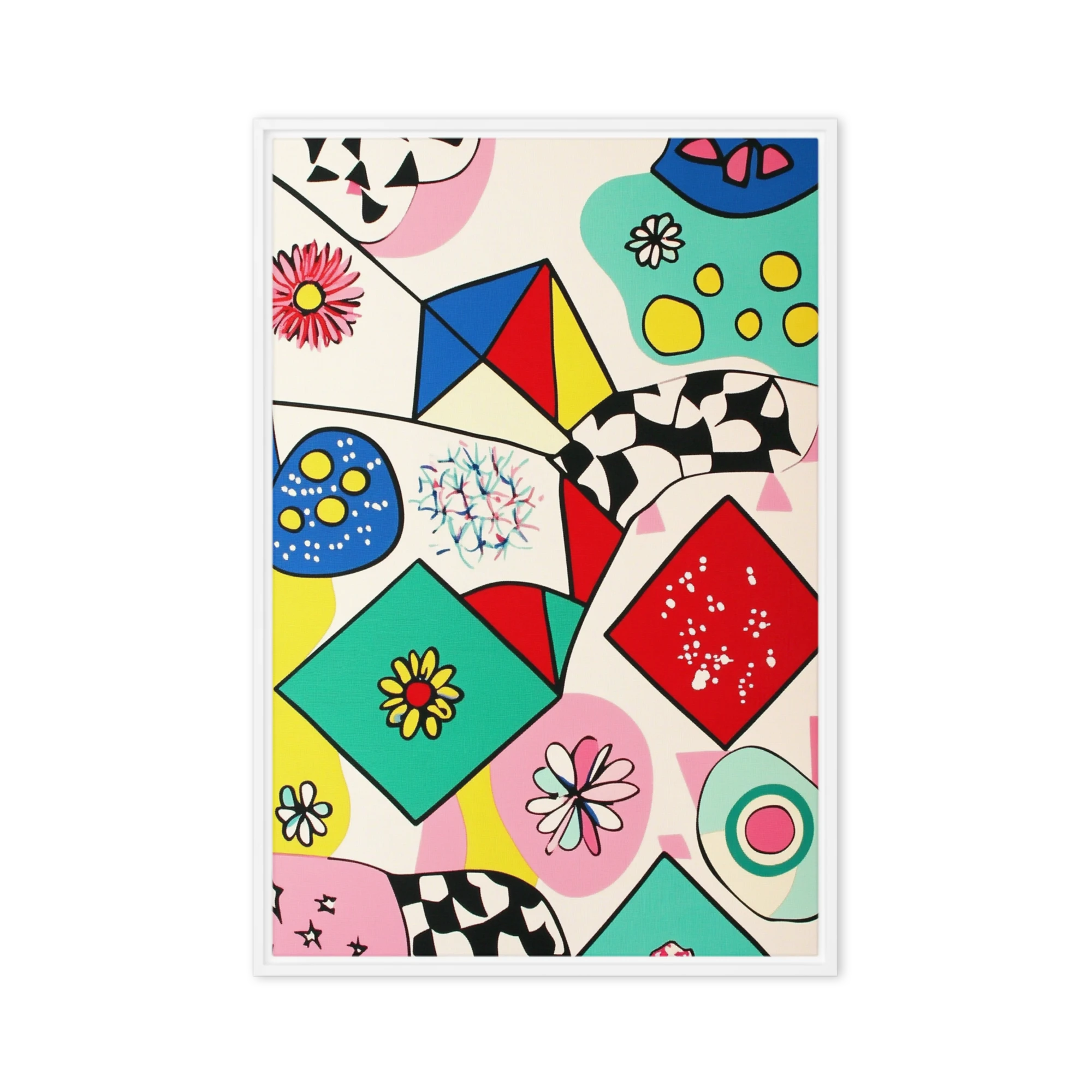 Colorful Geometric Abstraction | Art Print