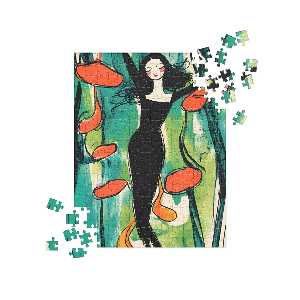 Graceful Abstraction 
 Jigsaw Puzzle in Tin Box