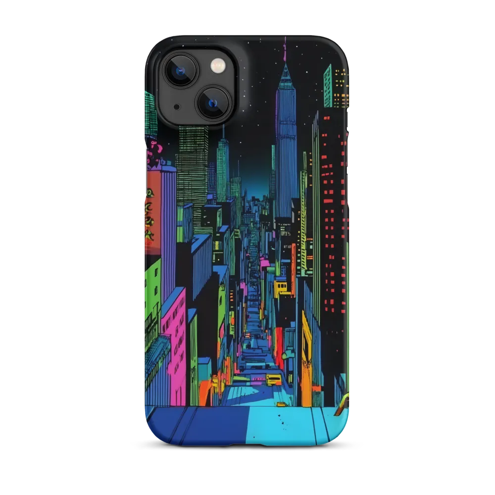 Neon Cyberpunk Cityscape | Phone Case