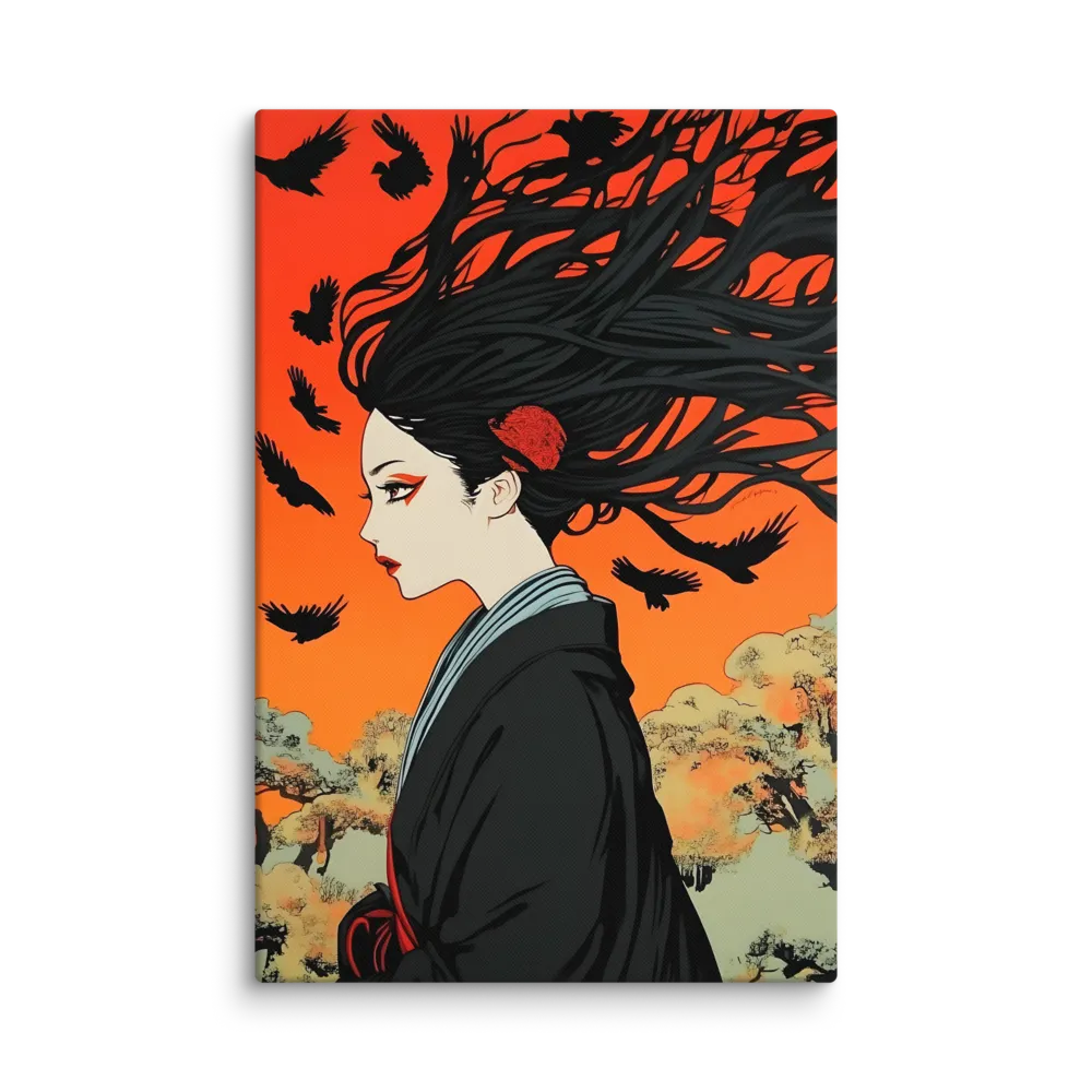 Shadow of the Raven 
 Canvas | 32″x 48″