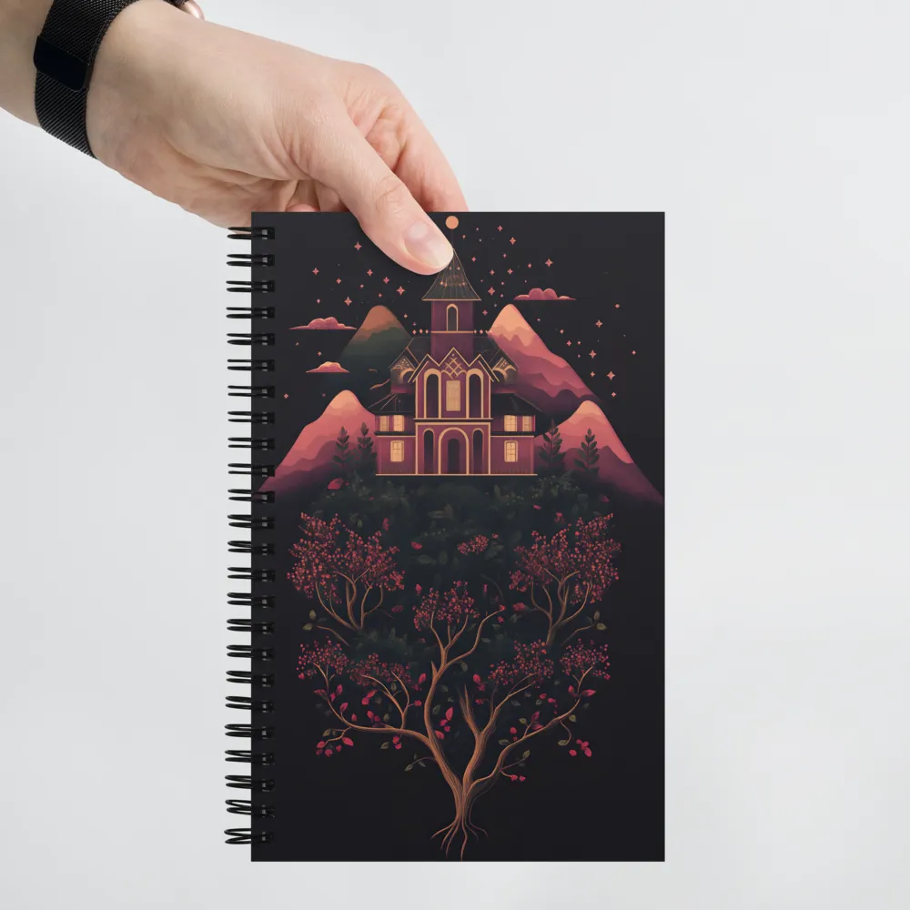 Enchanted Nightfall Manor 
 Spiral Notebook | 140 pages