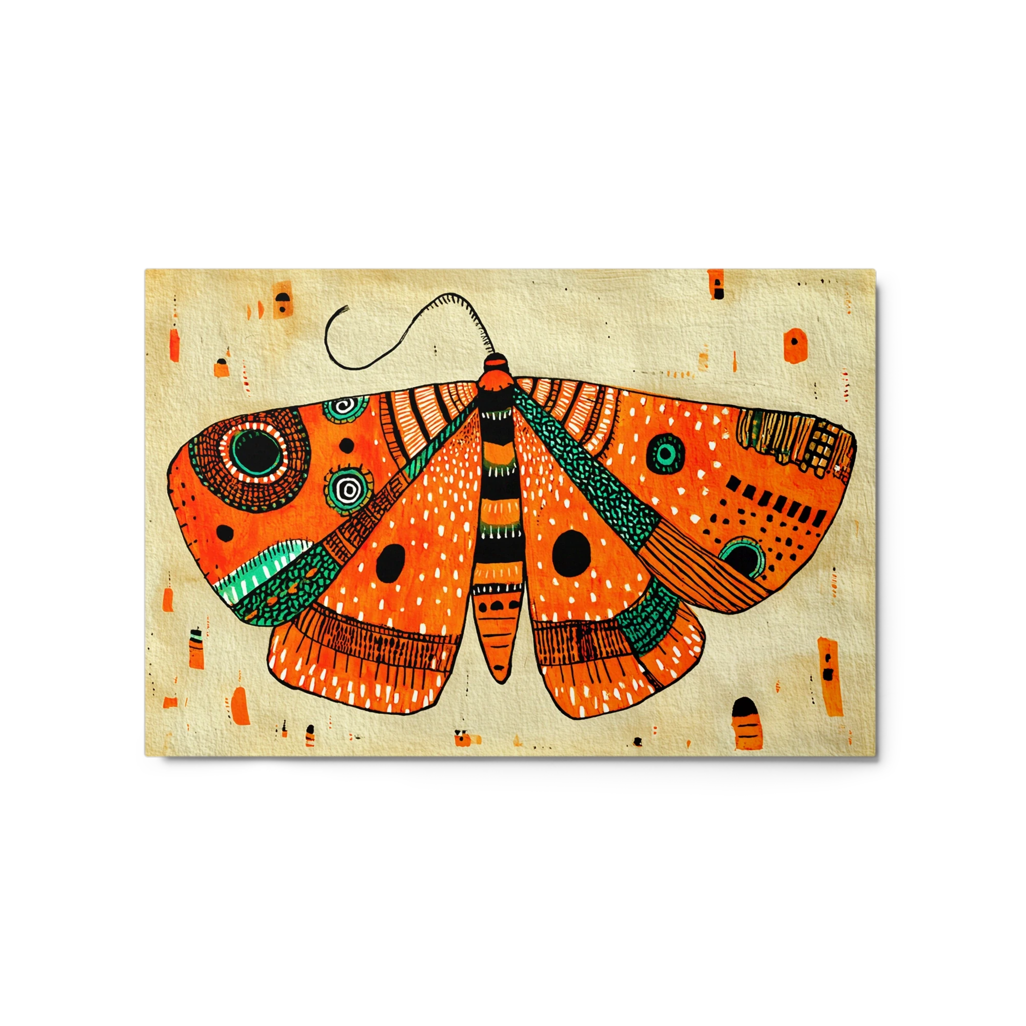 Ornate Orange Moth