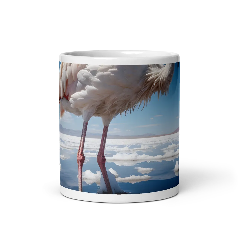 Graceful Solitude of a Flamingo
