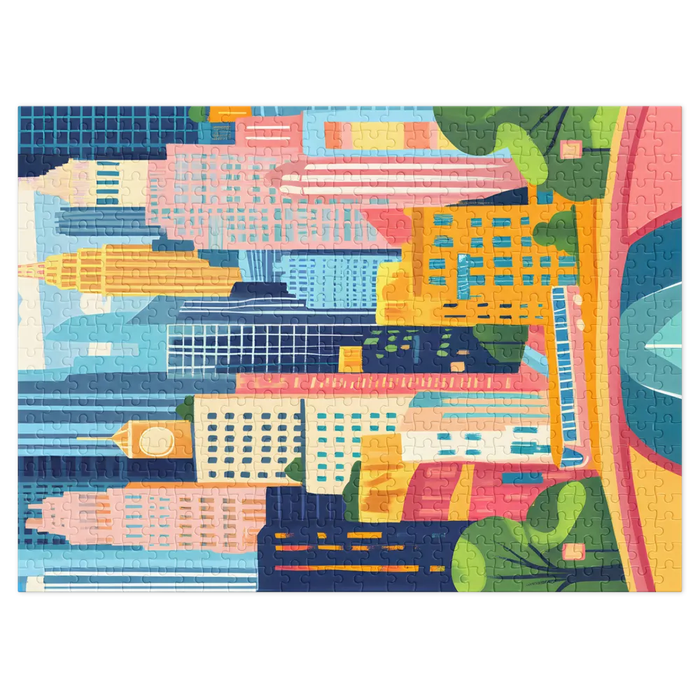 Urban Harmony 
 Jigsaw Puzzle in Tin Box