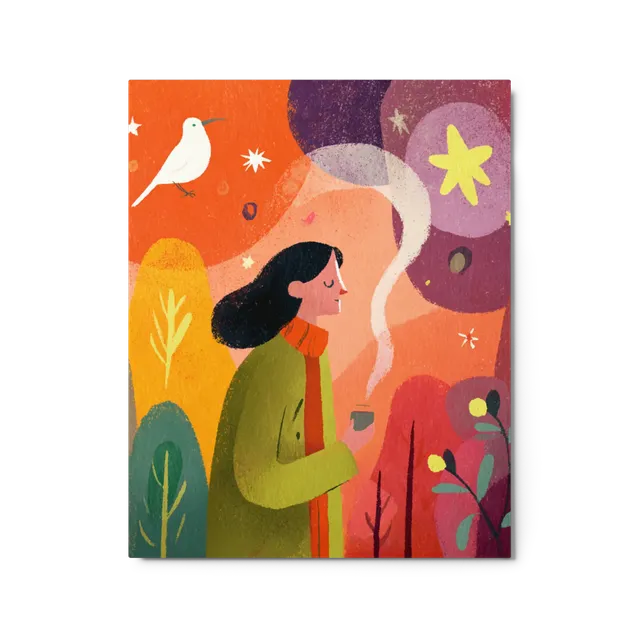Whimsical Forest Stroll | Art Print